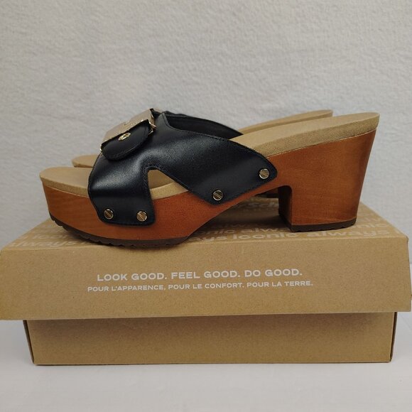 Dr. Scholl's Original Max Too Platform Leather Sandal Womens 9 - Picture 6 of 12